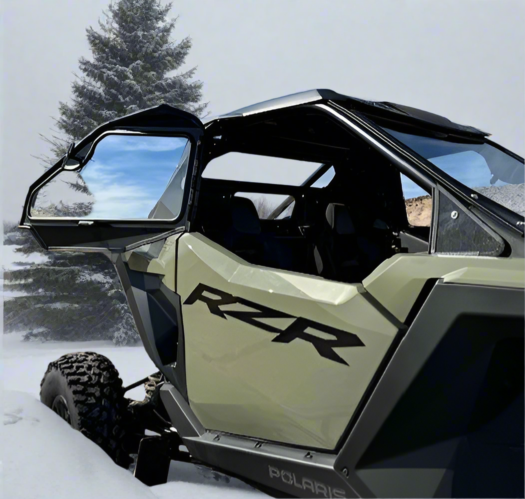 POLARIS RZR PRO S/PRO XP 2025 2-SEAT Cab Enclosure "THE VAULT" Upper Side Doors & Panels (Patent Pending)