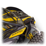 DRT Can-Am Maverick R ABS Front Fender Kit, Mud Protection