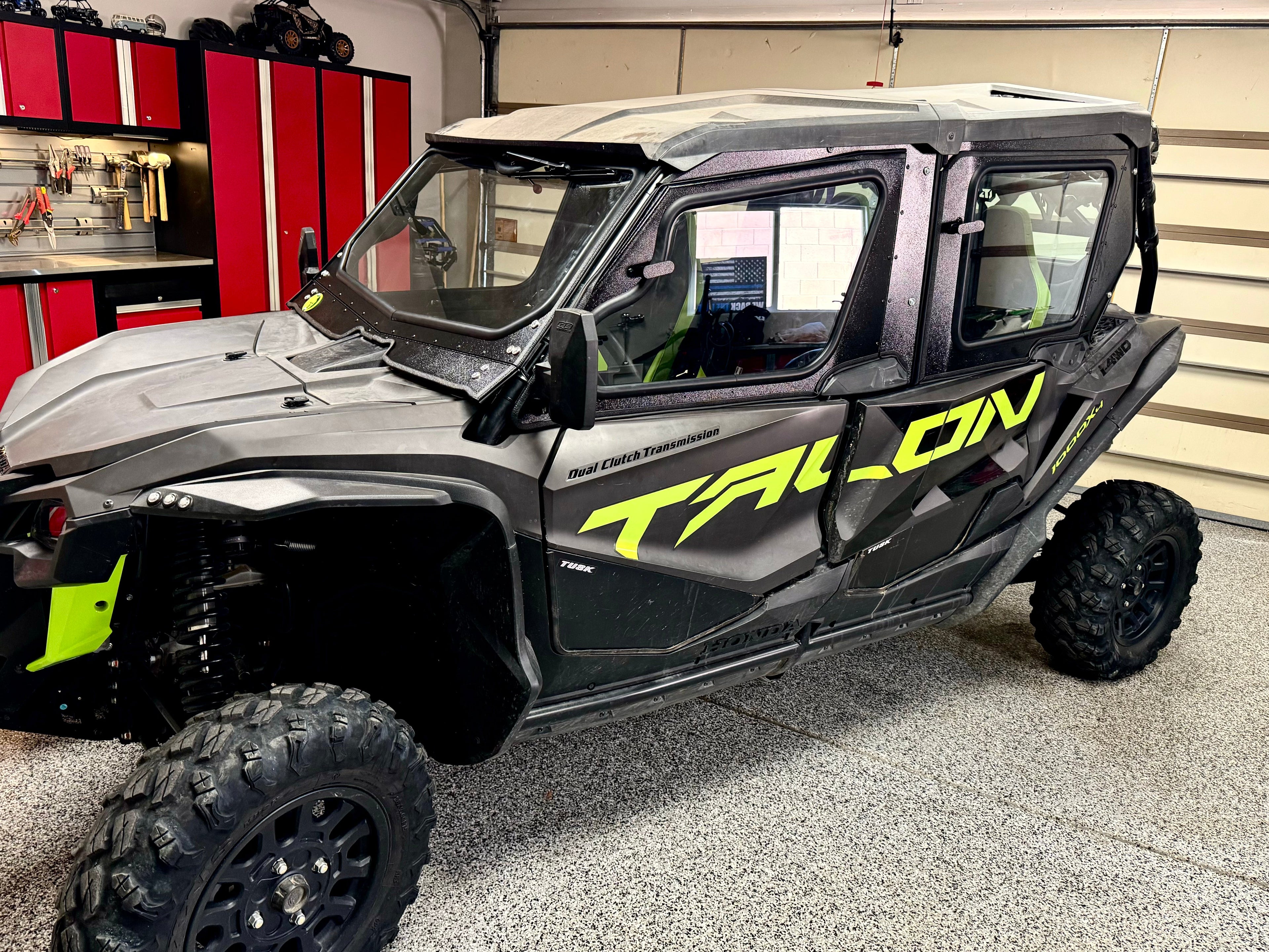 HONDA TALON 1000 4-SEAT Cab Enclosure "THE VAULT" 2019-2025 Upper Side Doors & Panels (Patent Pending)
