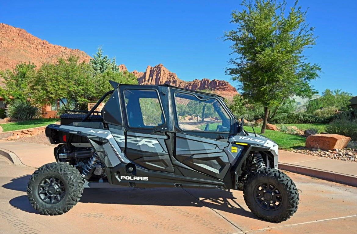 POLARIS RZR 1000XP/TURBO 4-SEAT Cab Enclosure "THE VAULT" 2014-23 Upper Side Doors & Panels (Patent Pending)