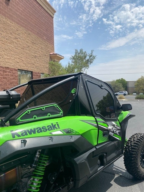 KAWASAKI Teryx KRX 1000 2-SEAT Cab Enclosure "THE VAULT" Upper Side Doors & Panels (Patent Pending)