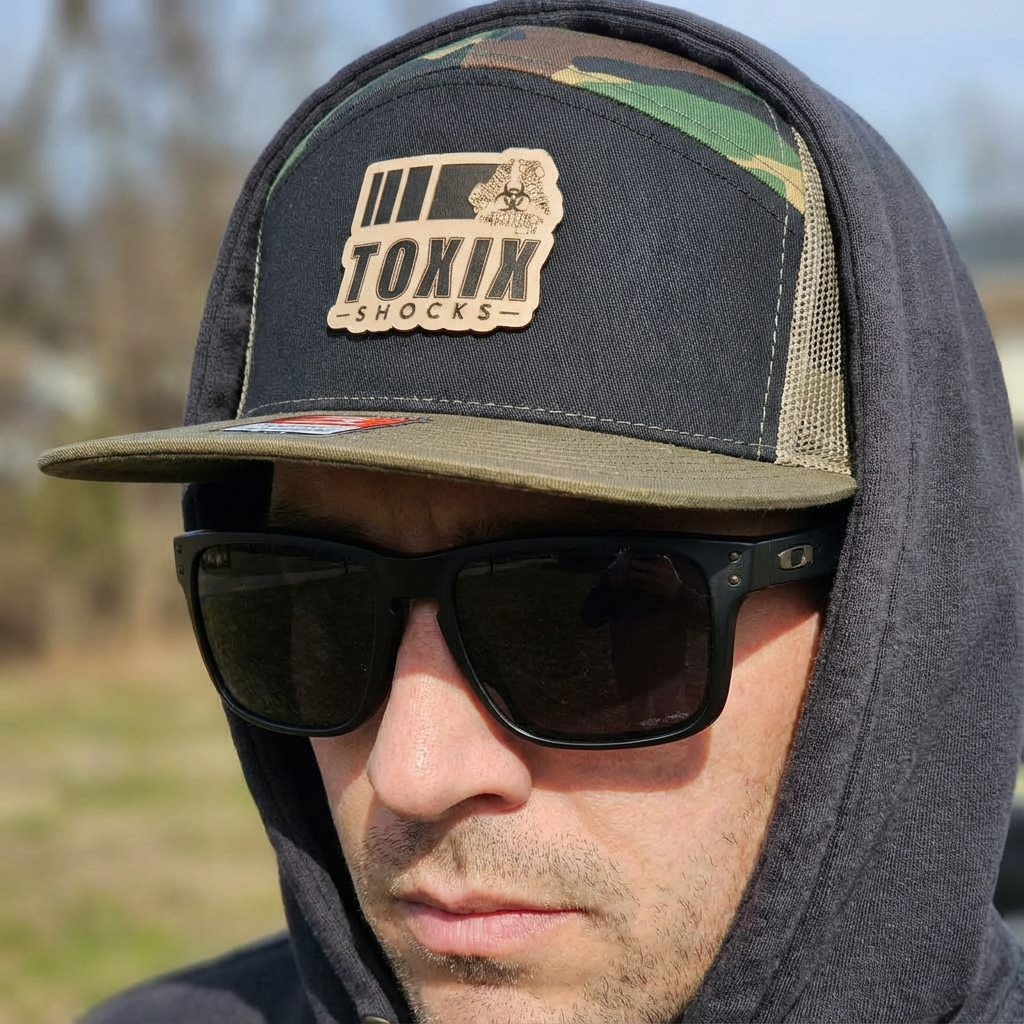 Toxix - Camo 7 Panel Snapback Trucker Hat