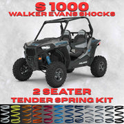 Polaris RZR S 1000 2 Seater Tender Spring Kit (Walker Evans Shocks)