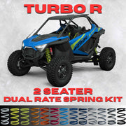 Polaris RZR Turbo R 2 Seater Dual Rate Spring Kit (Universal Shock Fitment)