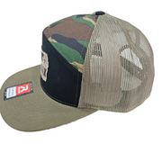 Toxix - Camo 7 Panel Snapback Trucker Hat
