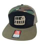 Toxix - Camo 7 Panel Snapback Trucker Hat