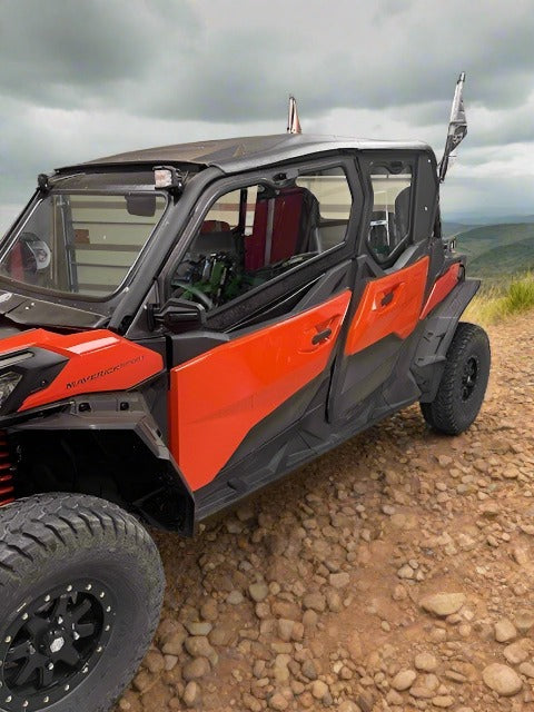 CANAM COMMANDER 2021+ 4-SEAT Cab Enclosure "THE VAULT" Upper Side Doors & Panels (Patent Pending)