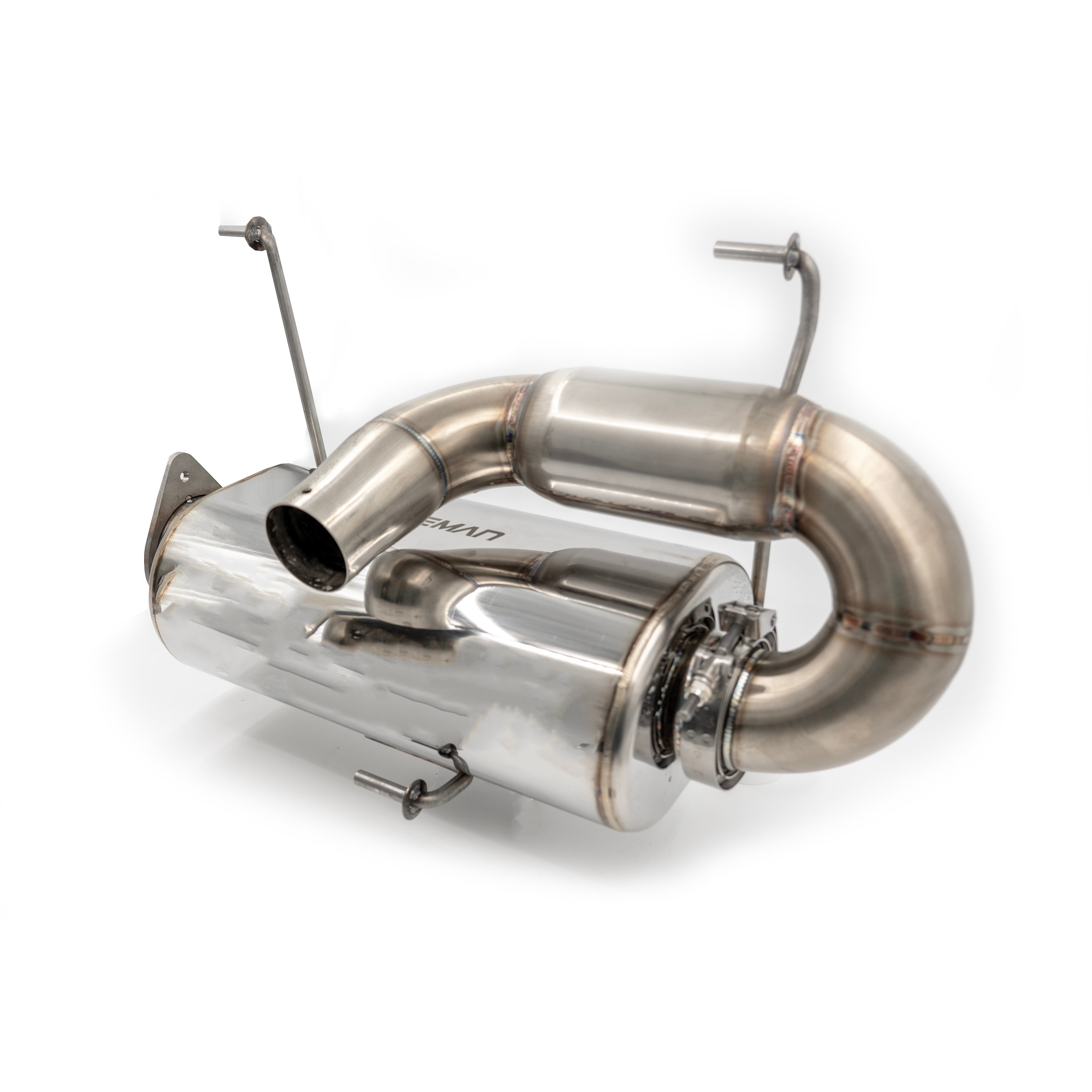 RZR PRO-R CENTER EXIT SLIP ON EXHAUST - 17-334