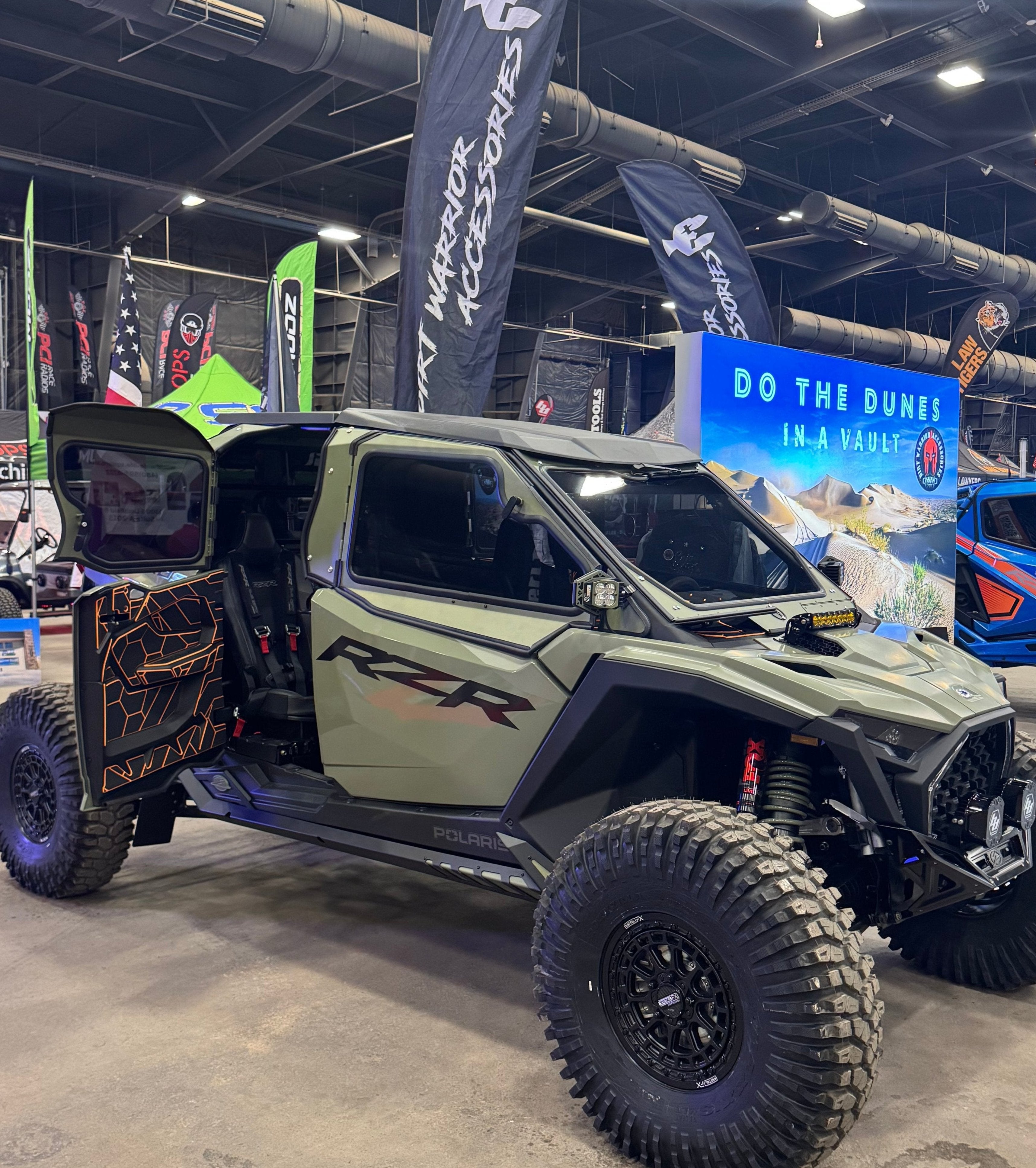 POLARIS RZR PRO S/PRO XP 2025 4-SEAT Cab Enclosure "THE VAULT" Upper Side Doors & Panels (Patent Pending)