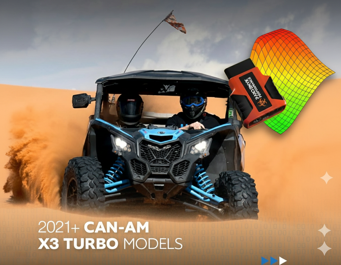 Pandemyk Performance Stage 3 ECM Tuning for 2021+ Maverick X3 Turbo RR (all models) w/ HP Tuners